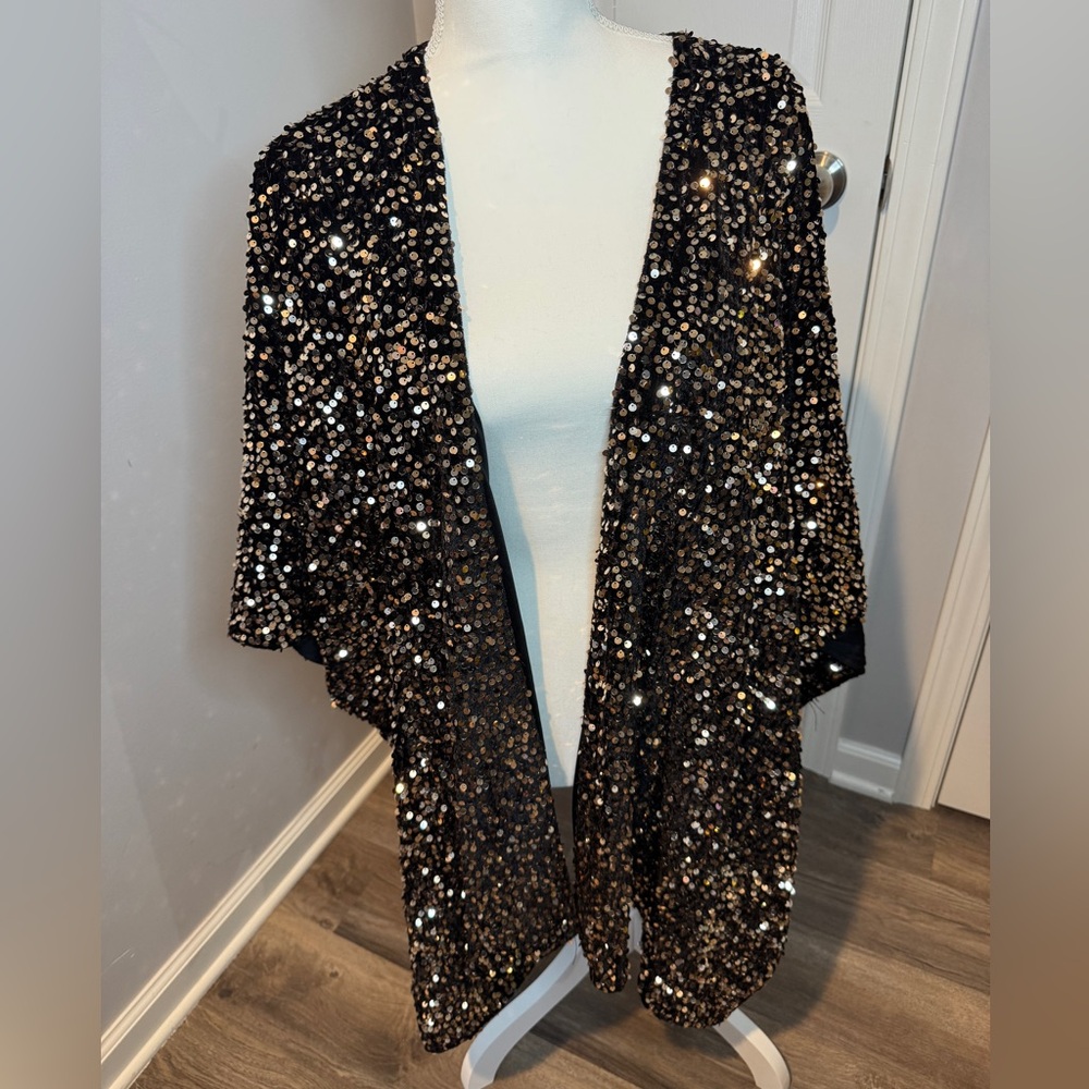 Torrid Sequin Shrug NWT